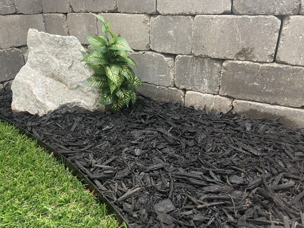 Black mulch example