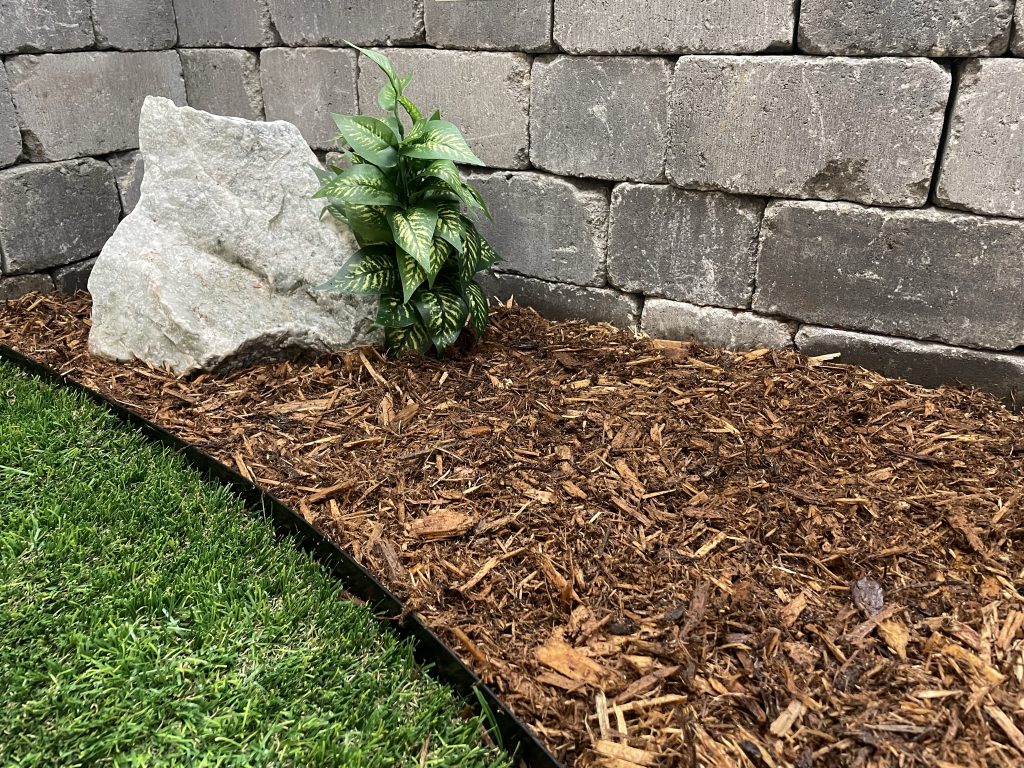 Cedar bark mulch example