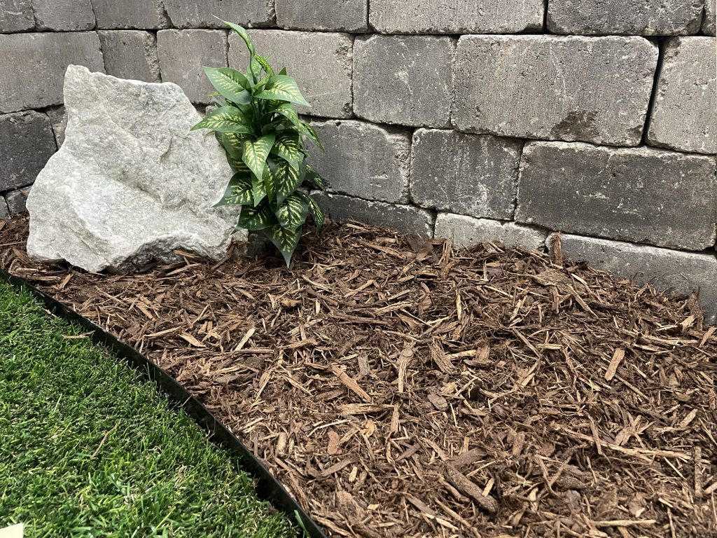 Premium hardwood bark mulch example